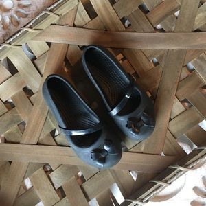 Crocs Black Ballet Flats
